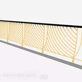 Yellow Railing 3d model