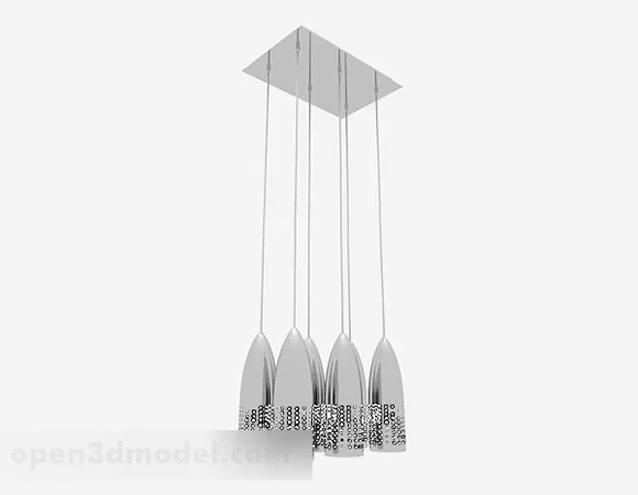 Glasses Style Ceiling Lamp 3d model Glasses Style Ceiling Lamp 3d model