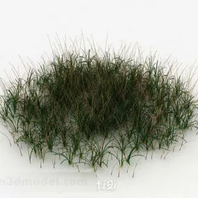 Round Piece Weed 3d model