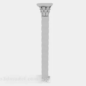 Chinese Style Pillar 3d model