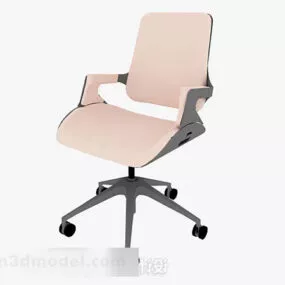 Yellow Office Chair V4 3d model