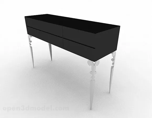 Black Desk V1 3d model Black Desk V1 3d model