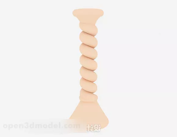 European Construction Column Set 3d model