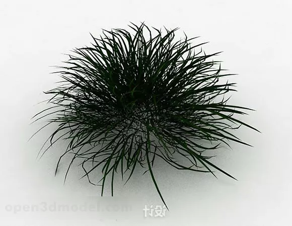 Grass Landscape With Sky 3d model