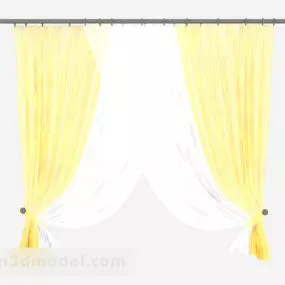 Yellow Curtain V1 3d model