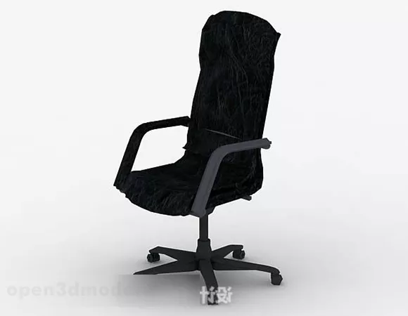 Black Office Chair V7 3d model Black Office Chair V7 3d model