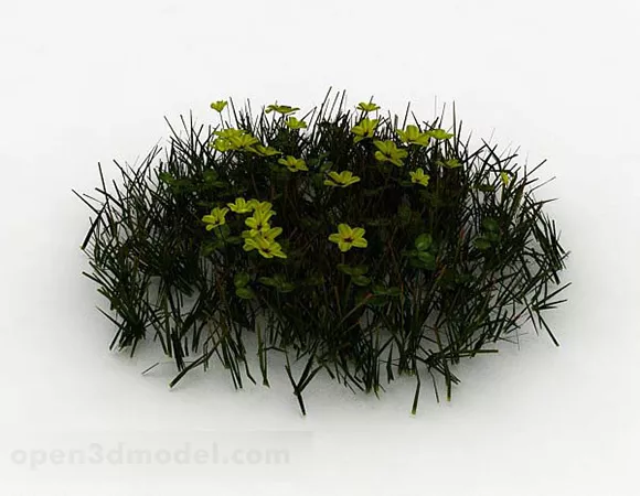 Weeds 3d model Weeds 3d model