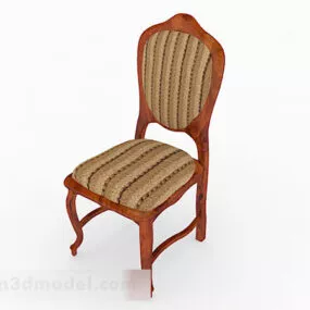 Wooden Home Chair 3d model