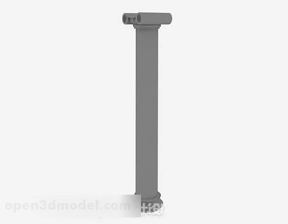 Gray Pillar V2 3d model Gray Pillar V2 3d model