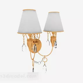 Yellow Home Wall Light 3d model