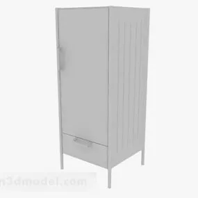 Gray Wardrobe 3d model