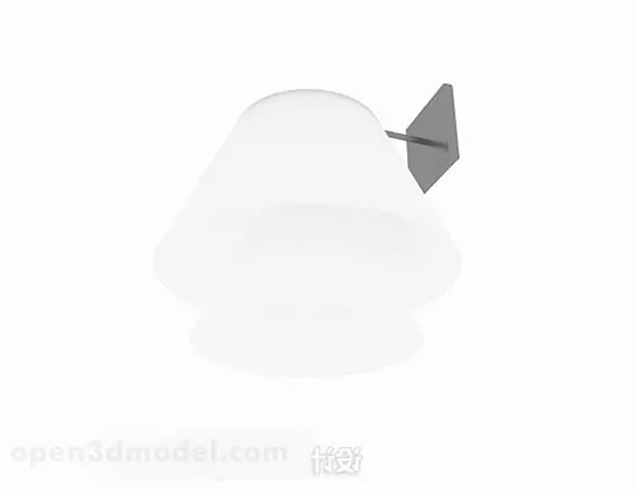 Home Simple Wall Lamp 3d model Home Simple Wall Lamp 3d model