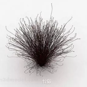 Outdoor Weed Plant V1 3d model