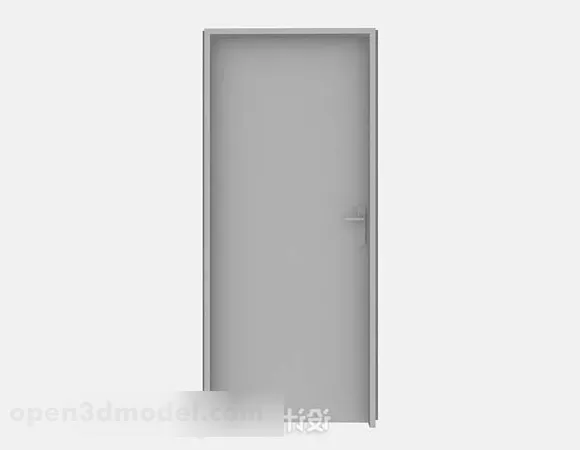 Simple Home Door 3d model Simple Home Door 3d model