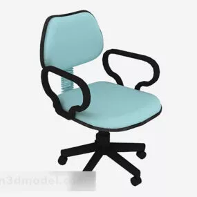 Blue Office Chair V4 3d model