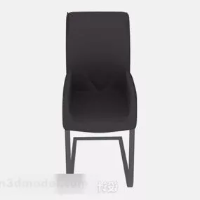 Dark Gray Lounge Chair V1 3d model