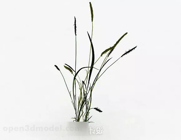 Grass Square Module 3d model