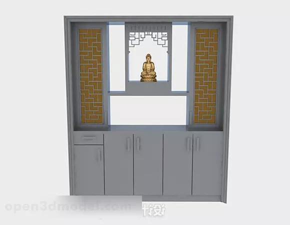 The Pattern Screen With Mask Material 3d model
