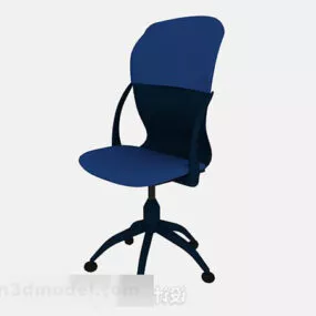 Blue Office Chair V7 3d model