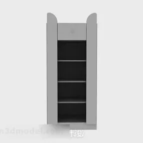 Gray Display Cabinet V3 3d model