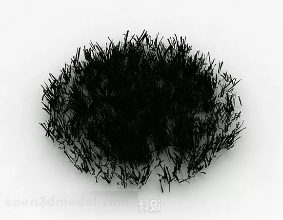 Realistic Yellow Grass Plant 3d model