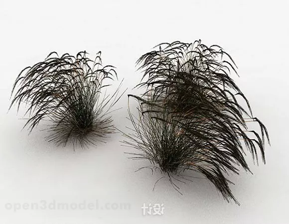 Tiny Weeds Plant 3d model