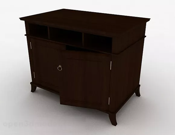 Modern Thin Locker 3d model