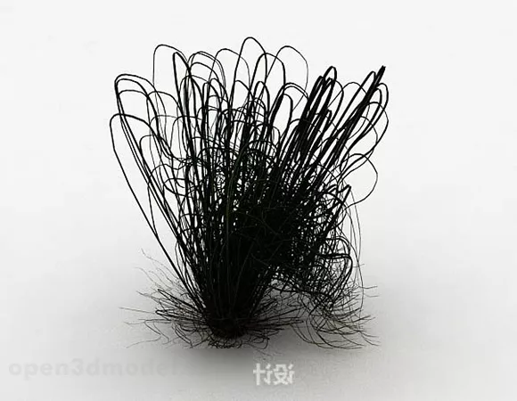 Nature Weed Bushes 3d model Nature Weed Bushes 3d model