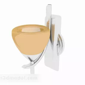 Yellow Home Wall Light V1 3d model