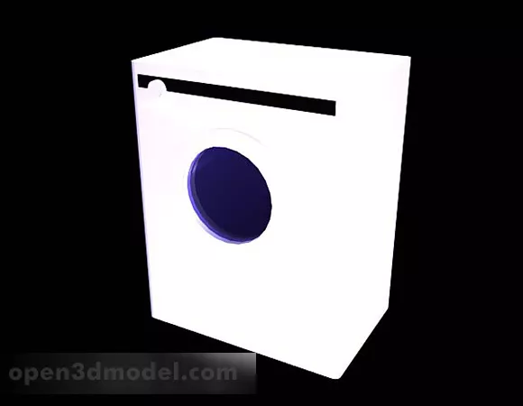 Standard Washing Machine 3d model