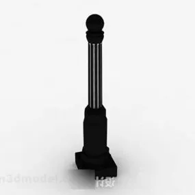 Black Pillar 3d model