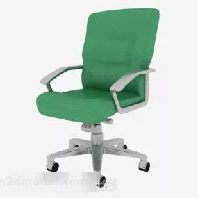 Green Office Chair V2 3d model