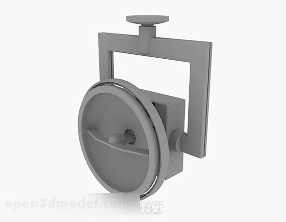 Gate With Decorative Pattern 3d model