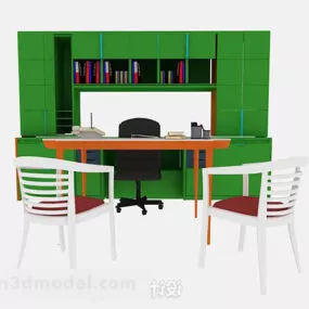 Green Desk V1 3d model