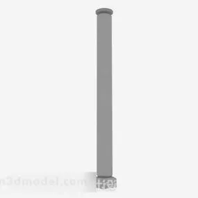 Gray Pillar V4 3d model