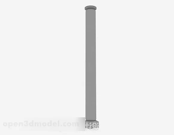 Gray Pillar V4 3d model Gray Pillar V4 3d model