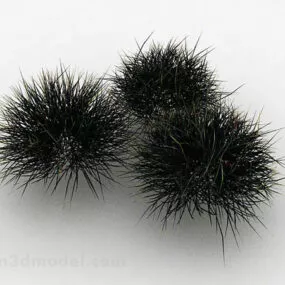 Green Weed Bushes 3d model