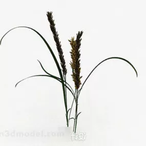 Single Weed Flower 3d model