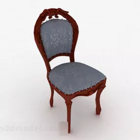 Wooden Home Chair V1 3d model