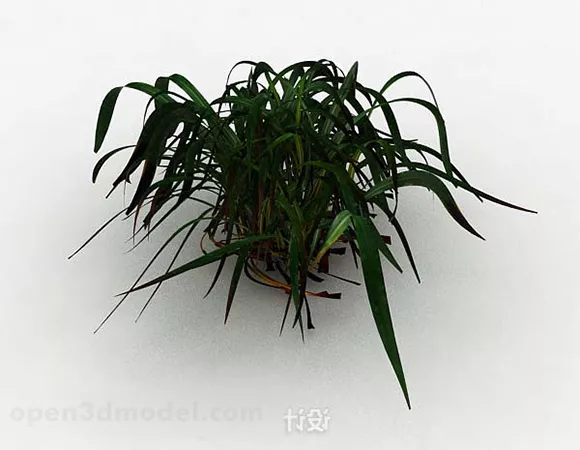 Dry Bush Haloxylon Shrubs 3d model