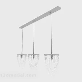 Grey Kitchen Pendant Lamp 3d model