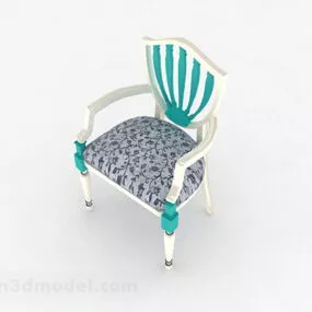European Style Home Chair Design 3d model