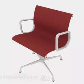 Red Leisure Chair Design 3d model