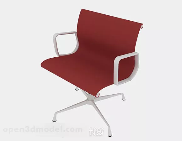 Red Leisure Chair Design 3d model Red Leisure Chair Design 3d model