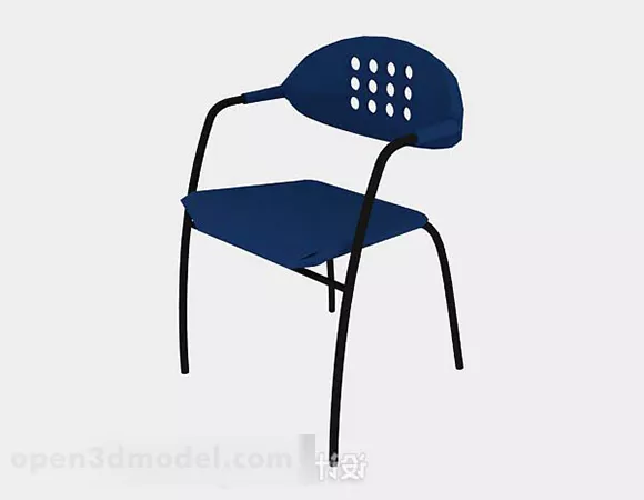 Blue Lounge Chair Design 3d model Blue Lounge Chair Design 3d model