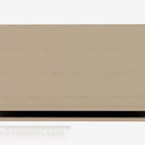 Brown Curtain Design 3d model