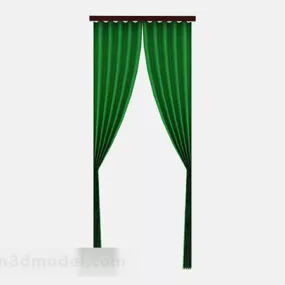 Green Curtain Design 3d model