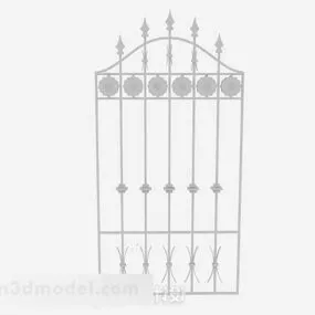 Gray Iron Railing V2 3d model