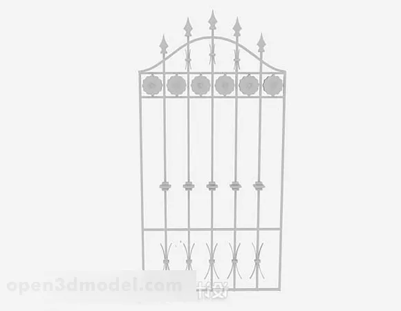 Gray Iron Railing V2 3d model Gray Iron Railing V2 3d model