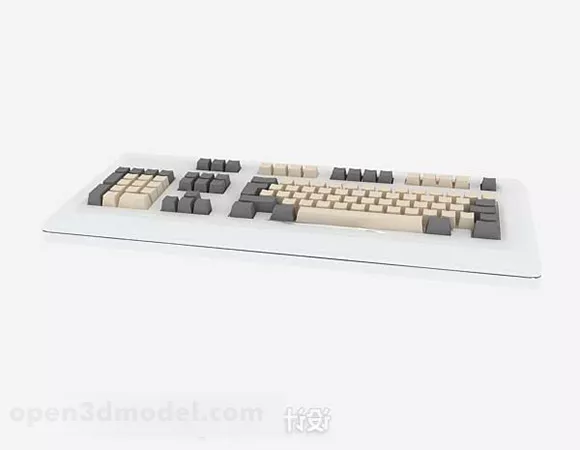Antique Old Computer Cpu 3d model